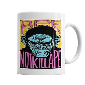 Baskı Dükkanı KB2007 Ape Not Kill Ape Porselen Kupa Bardak