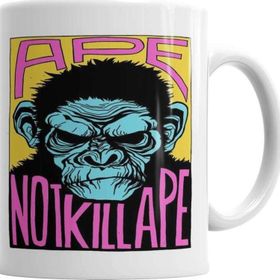 Baskı Dükkanı KB2007 Ape Not Kill Ape Porselen Kupa Bardak