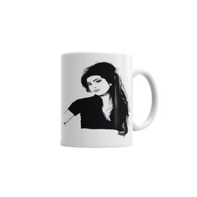 Baskı Dükkanı KB2011 Amy Winehouse Porselen Kupa Bardak