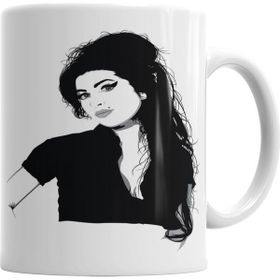 Baskı Dükkanı KB2011 Amy Winehouse Porselen Kupa Bardak