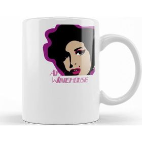 Baskı Dükkanı KB2011 Amy Winehouse Porselen Kupa Bardak