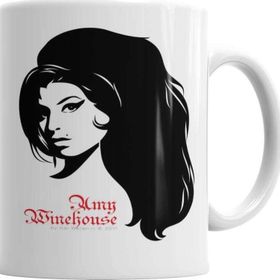 Baskı Dükkanı KB2011 Amy Winehouse Porselen Kupa Bardak