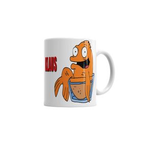 Baskı Dükkanı KB2012 American Dad Klaus The Fish Porselen Kupa Bardak