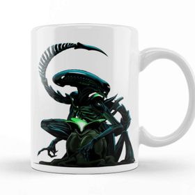 Baskı Dükkanı KB2016 Alien Porselen Kupa Bardak
