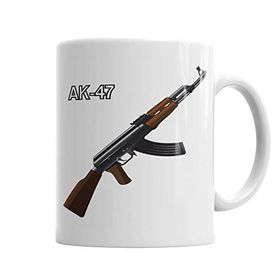 Baskı Dükkanı KB2026 Counter Strike Cs Go Ak47 Porselen Kupa Bardak