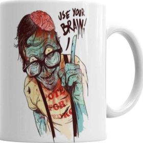 Baskı Dükkanı KB2035 Zumbi Modelo Porselen Kupa Bardak