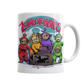 Baskı Dükkanı KB2036 Zombotubbies Porselen Kupa Bardak
