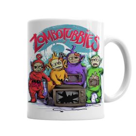 Baskı Dükkanı KB2036 Zombotubbies Porselen Kupa Bardak
