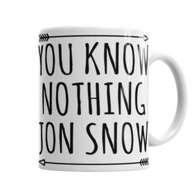 Baskı Dükkanı KB2050 You Know Nothing Porselen Kupa Bardak