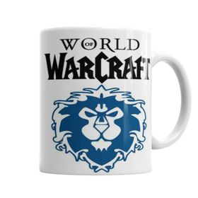 Baskı Dükkanı KB2062 World Of Warcraft Alliance Porselen Kupa Bardak