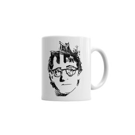 Baskı Dükkanı KB2066 Woody Allen Porselen Kupa Bardak