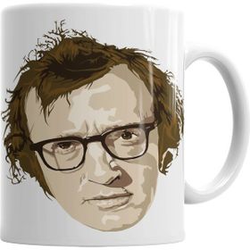 Baskı Dükkanı KB2066 Woody Allen Porselen Kupa Bardak
