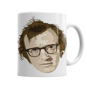 Baskı Dükkanı KB2066 Woody Allen Porselen Kupa Bardak