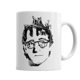 Baskı Dükkanı KB2066 Woody Allen Porselen Kupa Bardak