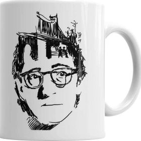 Baskı Dükkanı KB2066 Woody Allen Porselen Kupa Bardak