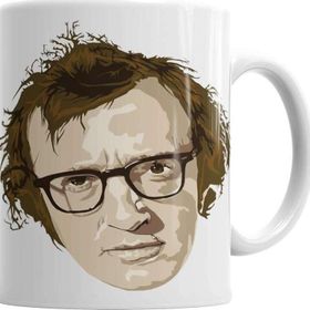 Baskı Dükkanı KB2066 Woody Allen Porselen Kupa Bardak