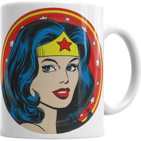 Baskı Dükkanı KB2067 Wonder Woman Batman Superman Süpermen Kupa Bardak