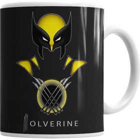 Baskı Dükkanı KB2072 Wolverine Fem Porselen Kupa Bardak