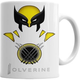 Baskı Dükkanı KB2072 Wolverine Fem Porselen Kupa Bardak