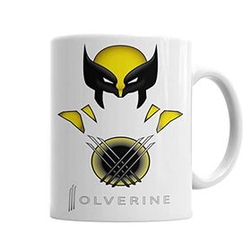 Baskı Dükkanı KB2072 Wolverine Fem Porselen Kupa Bardak
