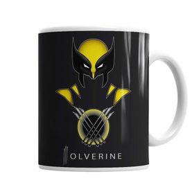 Baskı Dükkanı KB2072 Wolverine Fem Porselen Kupa Bardak