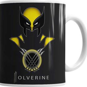 Baskı Dükkanı KB2072 Wolverine Fem Porselen Kupa Bardak