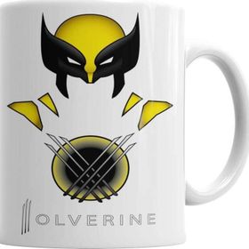 Baskı Dükkanı KB2072 Wolverine Fem Porselen Kupa Bardak