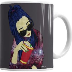 Baskı Dükkanı KB2079 Wear The Universe Feminina Porselen Kupa Bardak