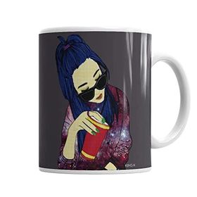 Baskı Dükkanı KB2079 Wear The Universe Feminina Porselen Kupa Bardak