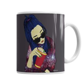 Baskı Dükkanı KB2079 Wear The Universe Feminina Porselen Kupa Bardak