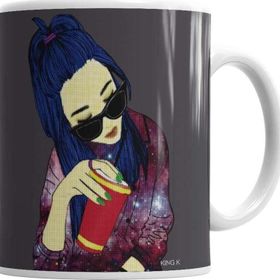 Baskı Dükkanı KB2079 Wear The Universe Feminina Porselen Kupa Bardak