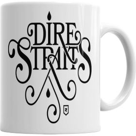 Baskı Dükkanı KB208 Dire Straits Queen Fleetwood Mac Eagles Led Kupa Bardak