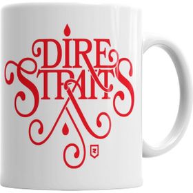 Baskı Dükkanı KB208 Dire Straits Queen Fleetwood Mac Eagles Led Kupa Bardak
