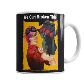 Baskı Dükkanı KB2082 We Can Broken This Porselen Kupa Bardak