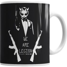 Baskı Dükkanı KB2083 We Are Legion Sir Porselen Kupa Bardak