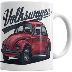 Baskı Dükkanı KB2096 Volkswagen Old Beetle Porselen Kupa Bardak
