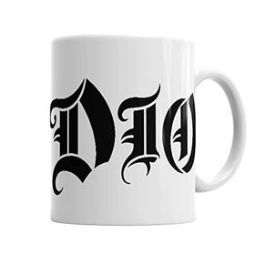 Baskı Dükkanı KB210 Dio Logo Rainbow Black Sabbath Iron Maiden Kupa Bardak