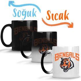Baskı Dükkanı KB2102 Cincinnati Bengals 02 Porselen Kupa Bardak