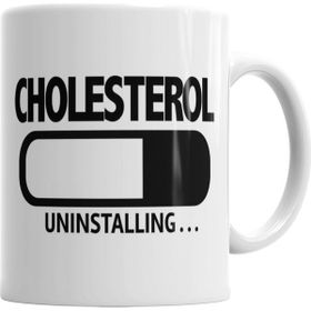 Baskı Dükkanı KB2107 Cholesterol Uninstalling Porselen Kupa Bardak