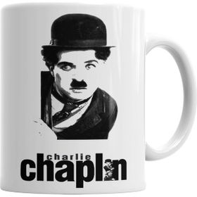 Baskı Dükkanı KB2110 Charlie Chaplin Porselen Kupa Bardak