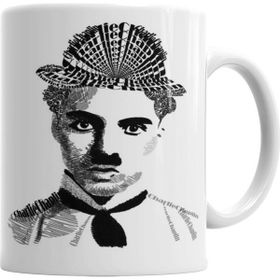 Baskı Dükkanı KB2110 Charlie Chaplin Porselen Kupa Bardak