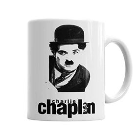 Baskı Dükkanı KB2110 Charlie Chaplin Porselen Kupa Bardak