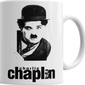 Baskı Dükkanı KB2110 Charlie Chaplin Porselen Kupa Bardak