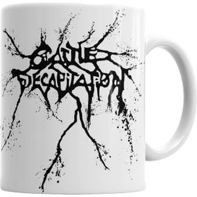 Baskı Dükkanı KB2114 Cattle Decapitation Metal Porselen Kupa Bardak