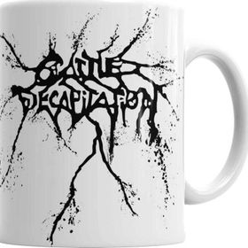 Baskı Dükkanı KB2114 Cattle Decapitation Metal Porselen Kupa Bardak