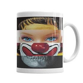 Baskı Dükkanı KB2119 Cara De Monstro Porselen Kupa Bardak