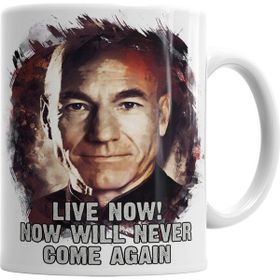 Baskı Dükkanı KB2121 Captain Picard Porselen Kupa Bardak