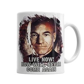 Baskı Dükkanı KB2121 Captain Picard Porselen Kupa Bardak