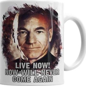 Baskı Dükkanı KB2121 Captain Picard Porselen Kupa Bardak