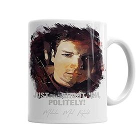 Baskı Dükkanı KB2123 Captain Mal Celebrating 15 Years Of Firefly Porselen Kupa Bardak